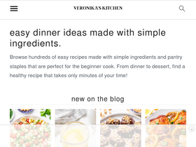 'veronikaskitchen.com' screenshot