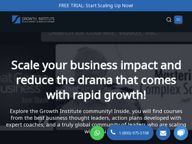 'growthinstitute.com' screenshot