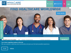 'myacare.com' screenshot