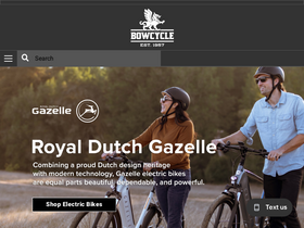 'bowcycle.com' screenshot