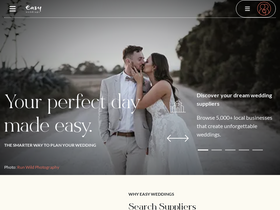'easyweddings.com.au' screenshot