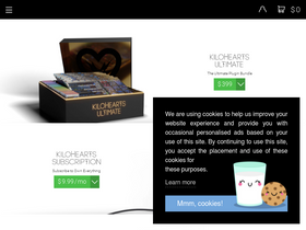 'kilohearts.com' screenshot