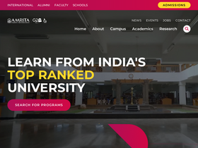 'amrita.edu' screenshot