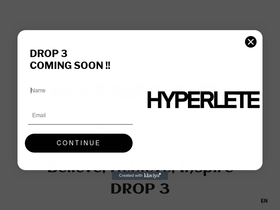 hyperlete.ca homepage screenshot
