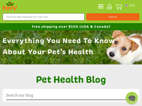 'nhvpethealth.com' screenshot