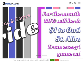 'boardgames.ca' screenshot