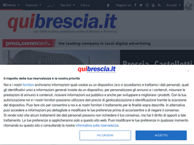 'quibrescia.it' screenshot