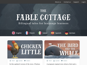 'thefablecottage.com' screenshot
