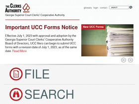 'gsccca.org' screenshot