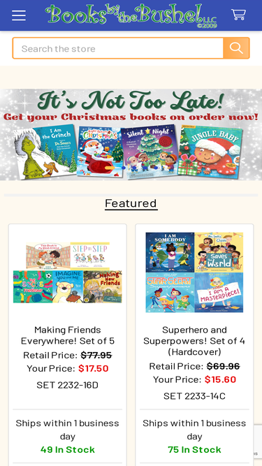 booksbythebushel.com