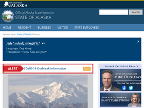 'tax.alaska.gov' screenshot