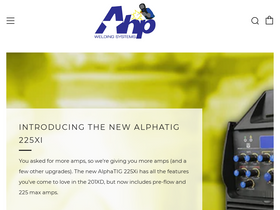 ahpwelds.com homepage screenshot