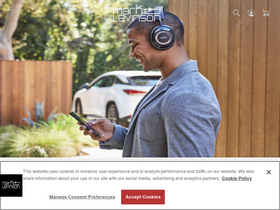 'marklevinson.com' screenshot