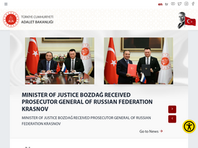 'adalet.gov.tr' screenshot