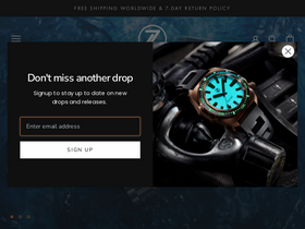 'zeloswatches.com' screenshot