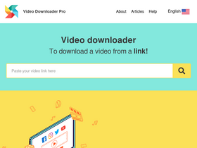 'videodownloaderpro.net' screenshot