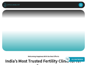 'littleangelivf.com' screenshot
