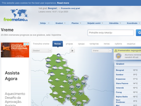 'freemeteo.rs' screenshot