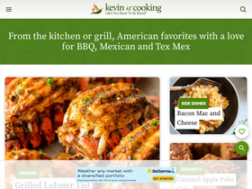 'keviniscooking.com' screenshot