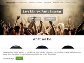 'discotech.me' screenshot