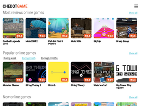 'chedot-games.com' screenshot