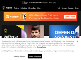 'columbuscrew.com' screenshot