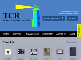 tcrcrafts.com homepage screenshot