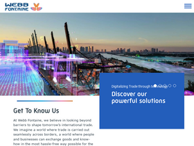 'webbfontaine.com' screenshot