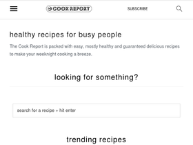 'thecookreport.co.uk' screenshot