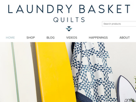 'laundrybasketquilts.com' screenshot