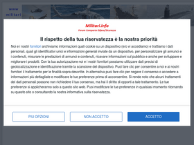 'militari.info' screenshot