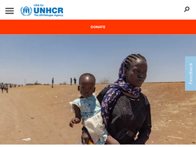 'unrefugees.org' screenshot