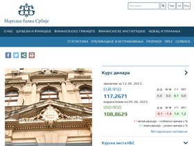 'nbs.rs' screenshot