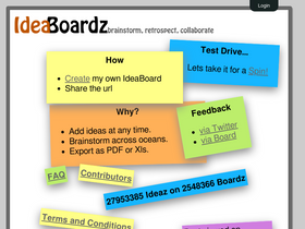 'ideaboardz.com' screenshot
