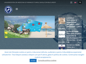 'umfcd.ro' screenshot