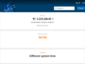 'ip-score.com' screenshot