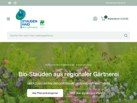 stauden-haid.de homepage screenshot
