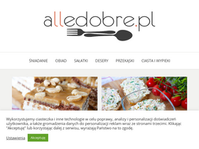 'alledobre.pl' screenshot