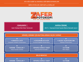 'zaferfotokopi.com' screenshot