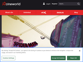 'cineworld.ie' screenshot