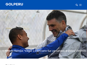 'golperu.pe' screenshot