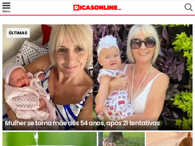 'dicasonline.com' screenshot