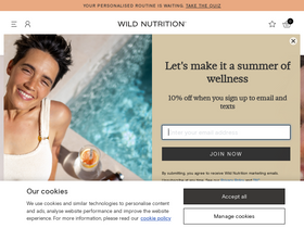 'wildnutrition.com' screenshot
