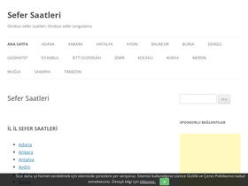 'sefersaatleri.net' screenshot