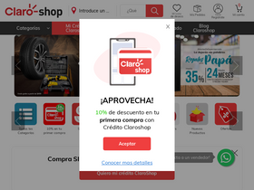 'claroshop.com' screenshot