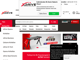 'xdrive.com.tr' screenshot