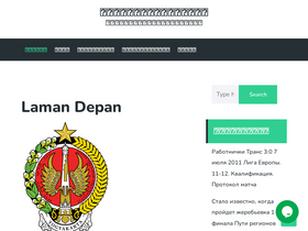 'kongresaksarajawa.id' screenshot