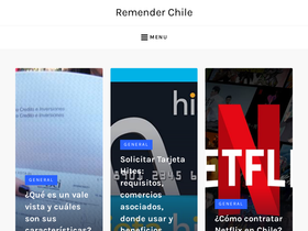 'remender.cl' screenshot