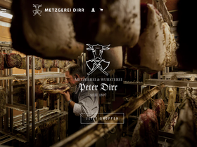 metzgerei-dirr.de homepage screenshot