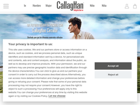 'callaghan.es' screenshot